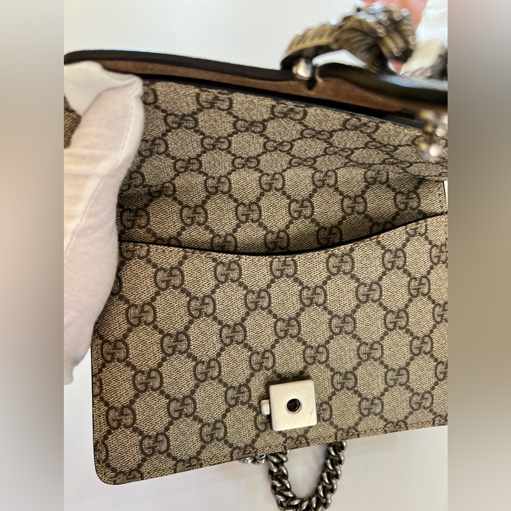 GUCCI GG Classy Supreme Mini Dionysus Bag - Picture 7 of 11